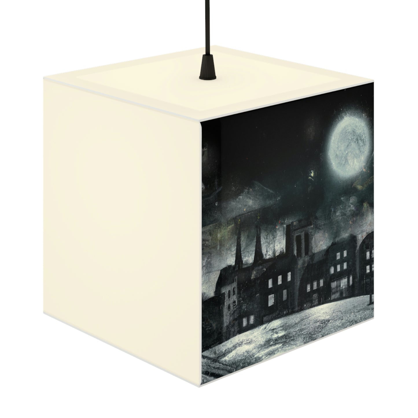 "Luminous Nocturne: A City Lit By Moonlight" - The Alien Light Cube Lamp