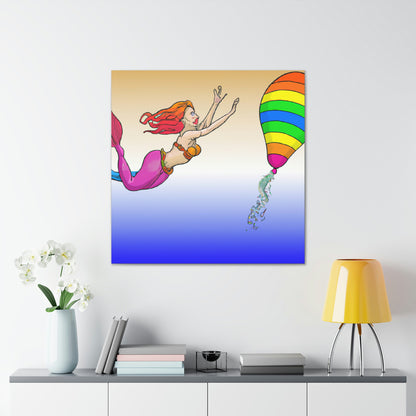 "The Mermaid's Rainbow Chase" - The Alien Canva