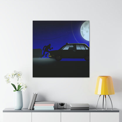 "Die Kunst des Moonlight Joyriding" - The Alien Canva