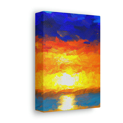 Sunrise Seascape Artist - Peter Ocean - Canvas