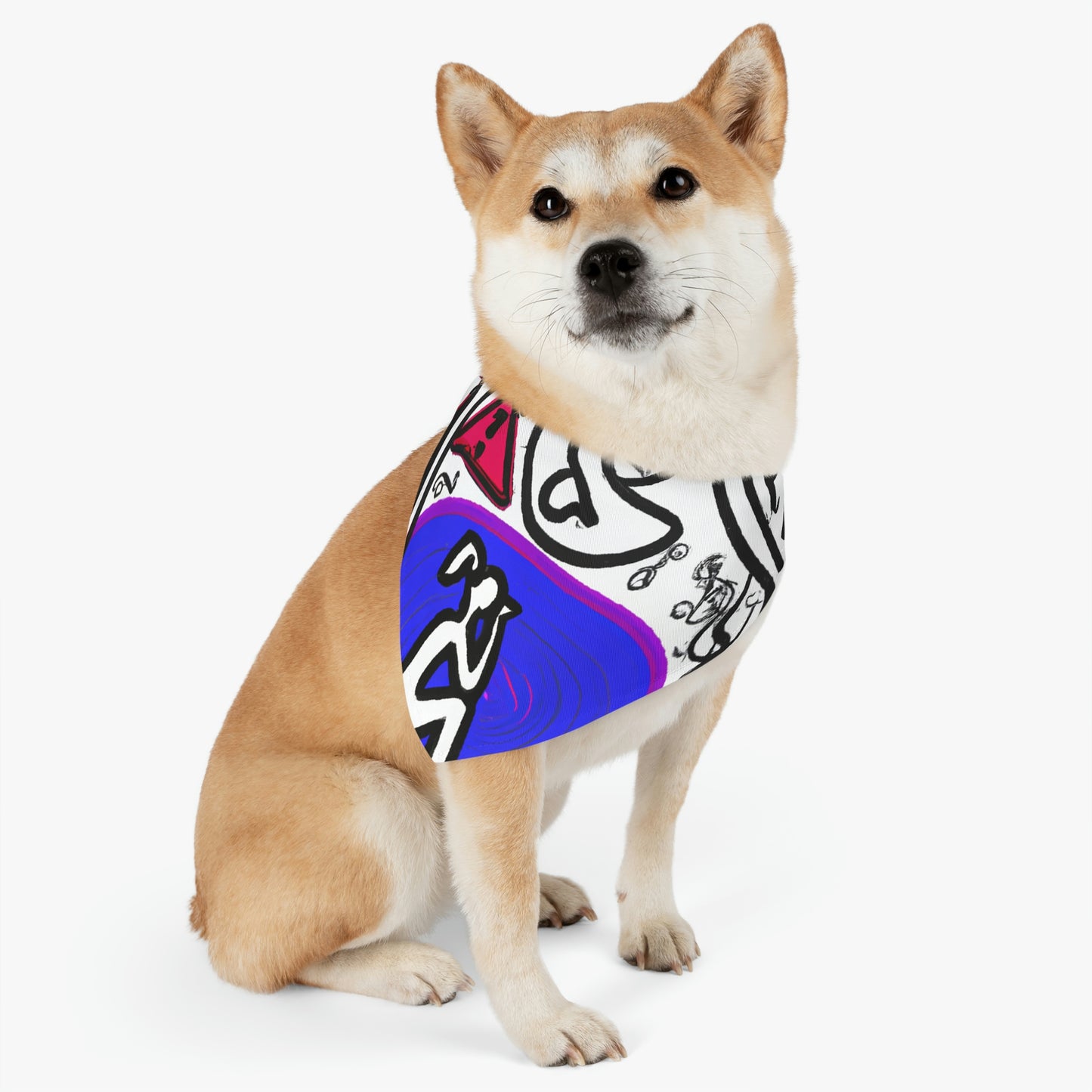 "Alone in the Park: Pondering Life's Challenges" - The Alien Pet Bandana Collar