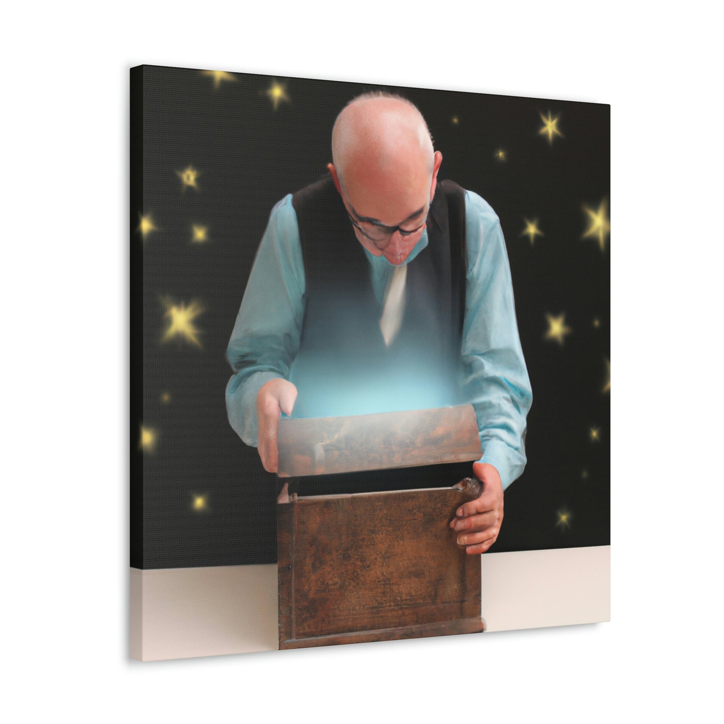 The Magic Box of the Elderly Man - The Alien Canva