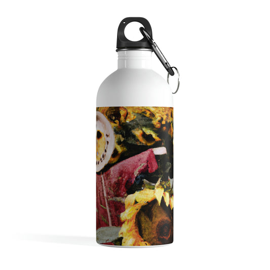 "Lone Sentry of the Sunflower Field" - The Alien Stainless Steel Water Bottle