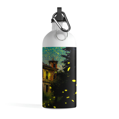 „A Shining Embrace of Fireflies“ – Die Alien-Edelstahl-Wasserflasche