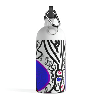 "Alone in the Park: Pondering Life's Challenges" - The Alien Stainless Steel Water Bottle