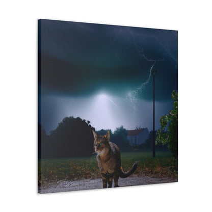 "Lost in the Storm: The Search for a Missing Cat" - The Alien Canva