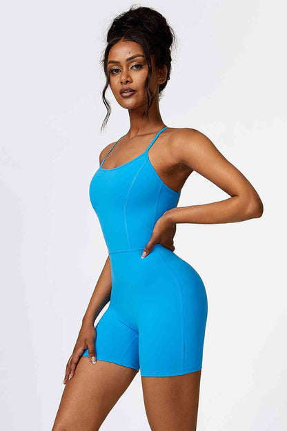 Halter Neck Sports Romper