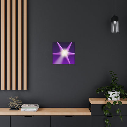 "The Mysterious Purple Star: A Celestial Prodigy" - The Alien Canva