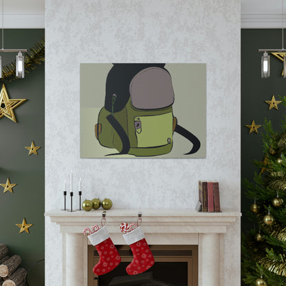 "Mochila con personalidad" - The Alien Canva