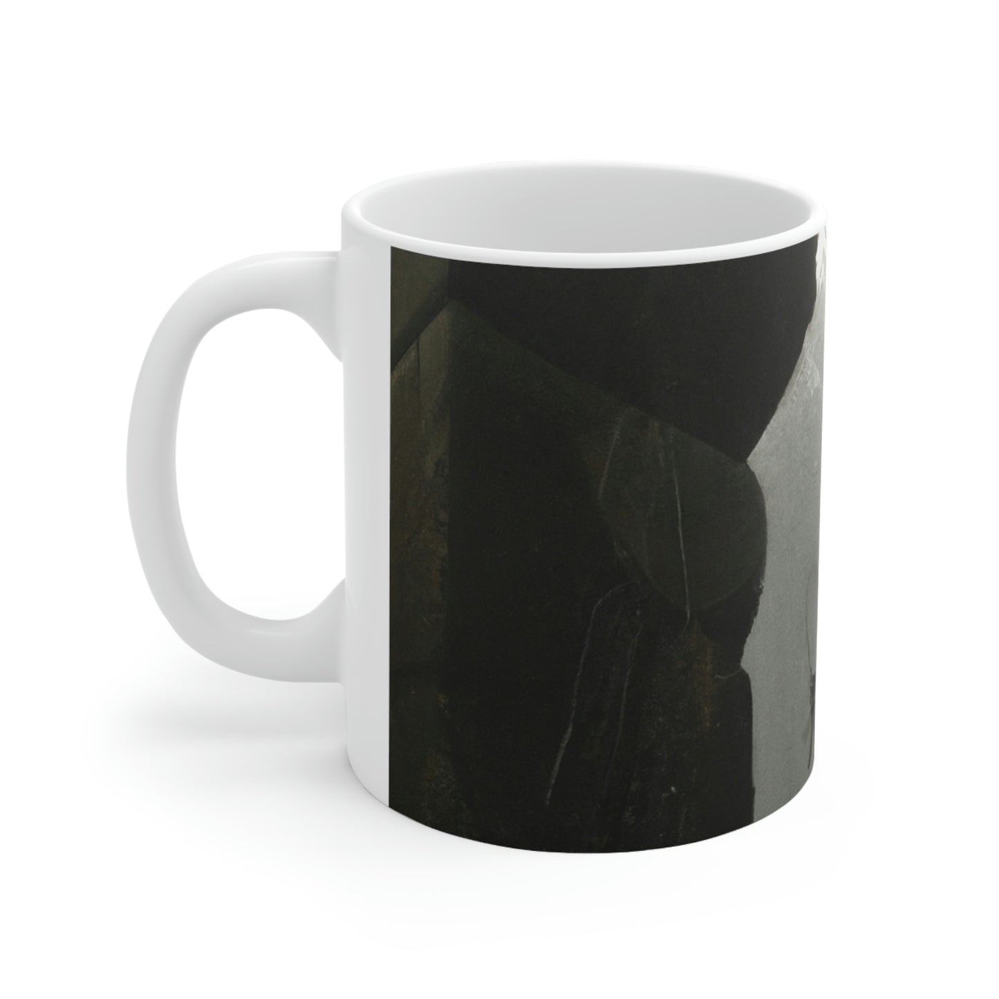 "Ghostly Cobwebs in the Ruins" - The Alien Ceramic Mug 11 oz