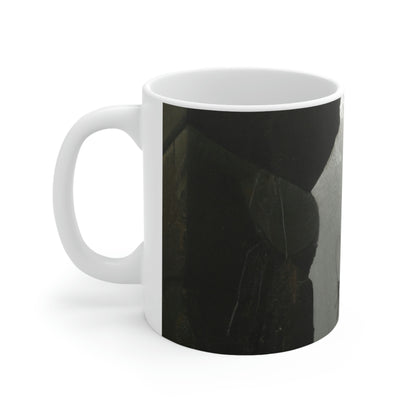 "Ghostly Cobwebs in the Ruins" - The Alien Ceramic Mug 11 oz