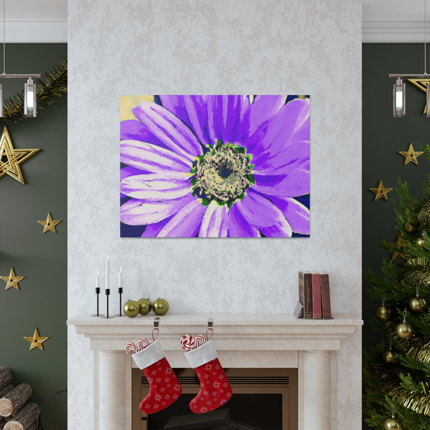 Purple Petals Popping: Create an Eye-Catching Daisy-Rose Fusion - The Alien Canva