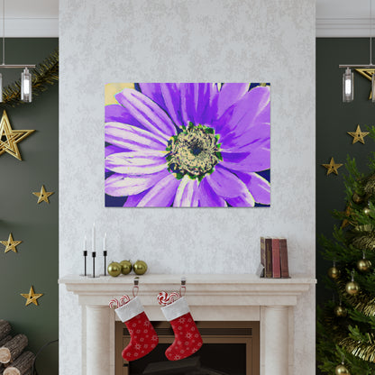 Purple Petals Popping: Create an Eye-Catching Daisy-Rose Fusion - The Alien Canva