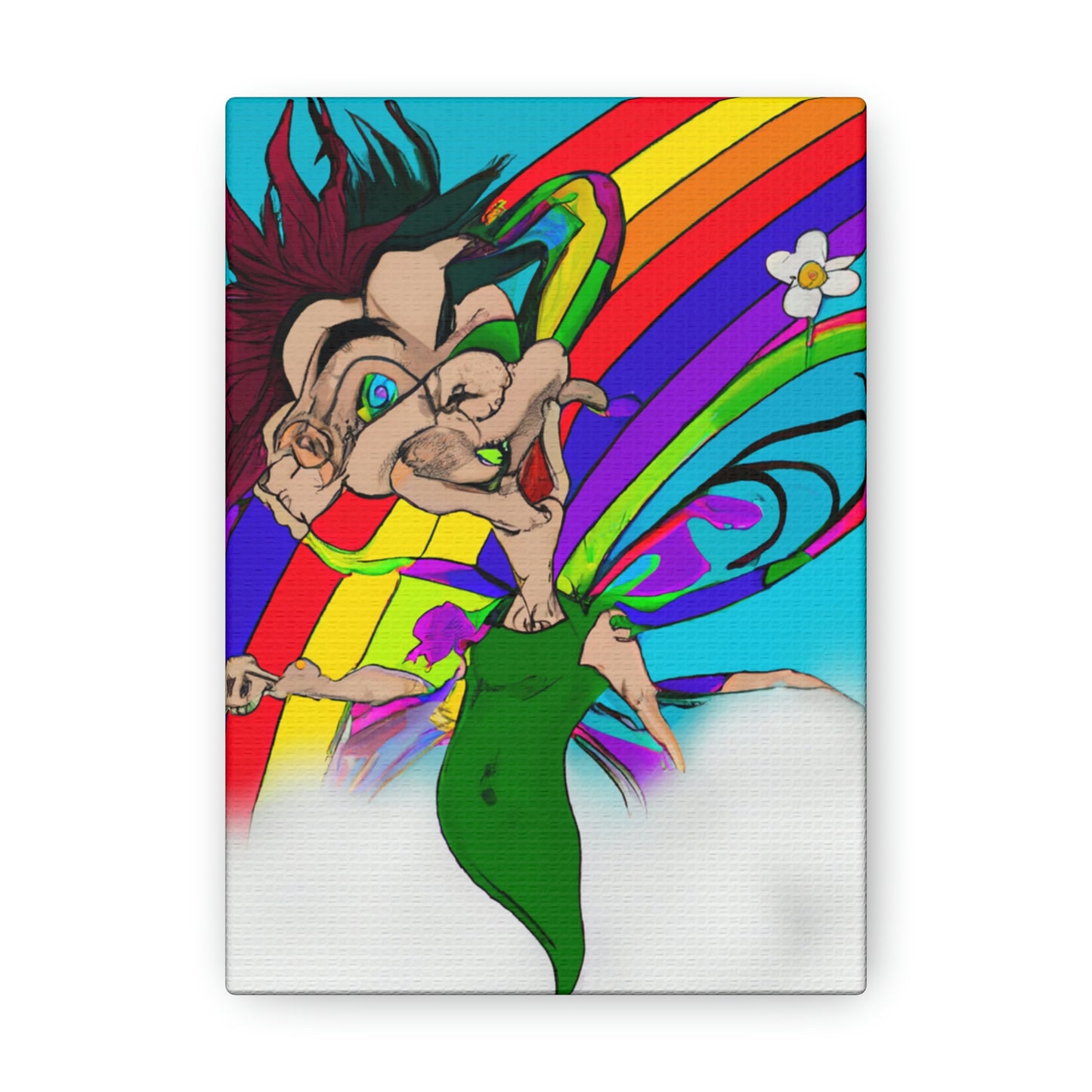 Rainbow Mischief Fairy - The Alien Canva