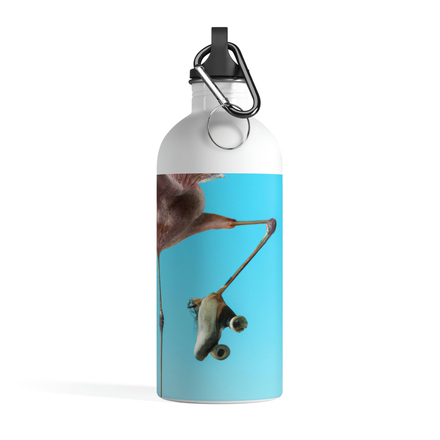 "Flamingo Skates!" - The Alien Stainless Steel Water Bottle