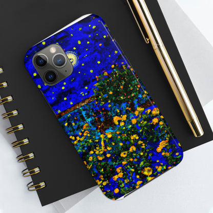 "A Midnight Celebration in Grandma's Garden" - The Alien Tough Phone Cases