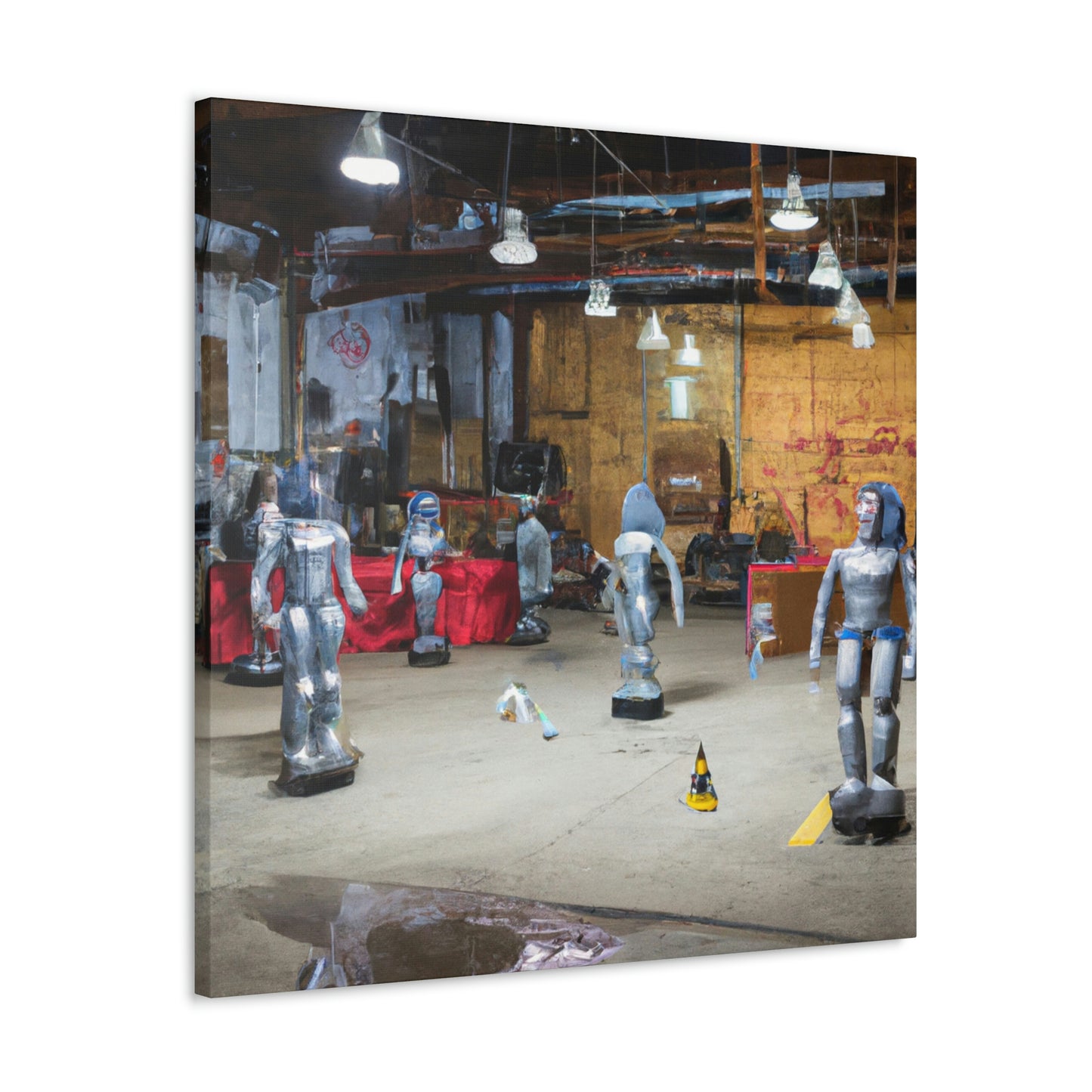 "Dancing with Machines: A Warehouse Musical" - The Alien Canva