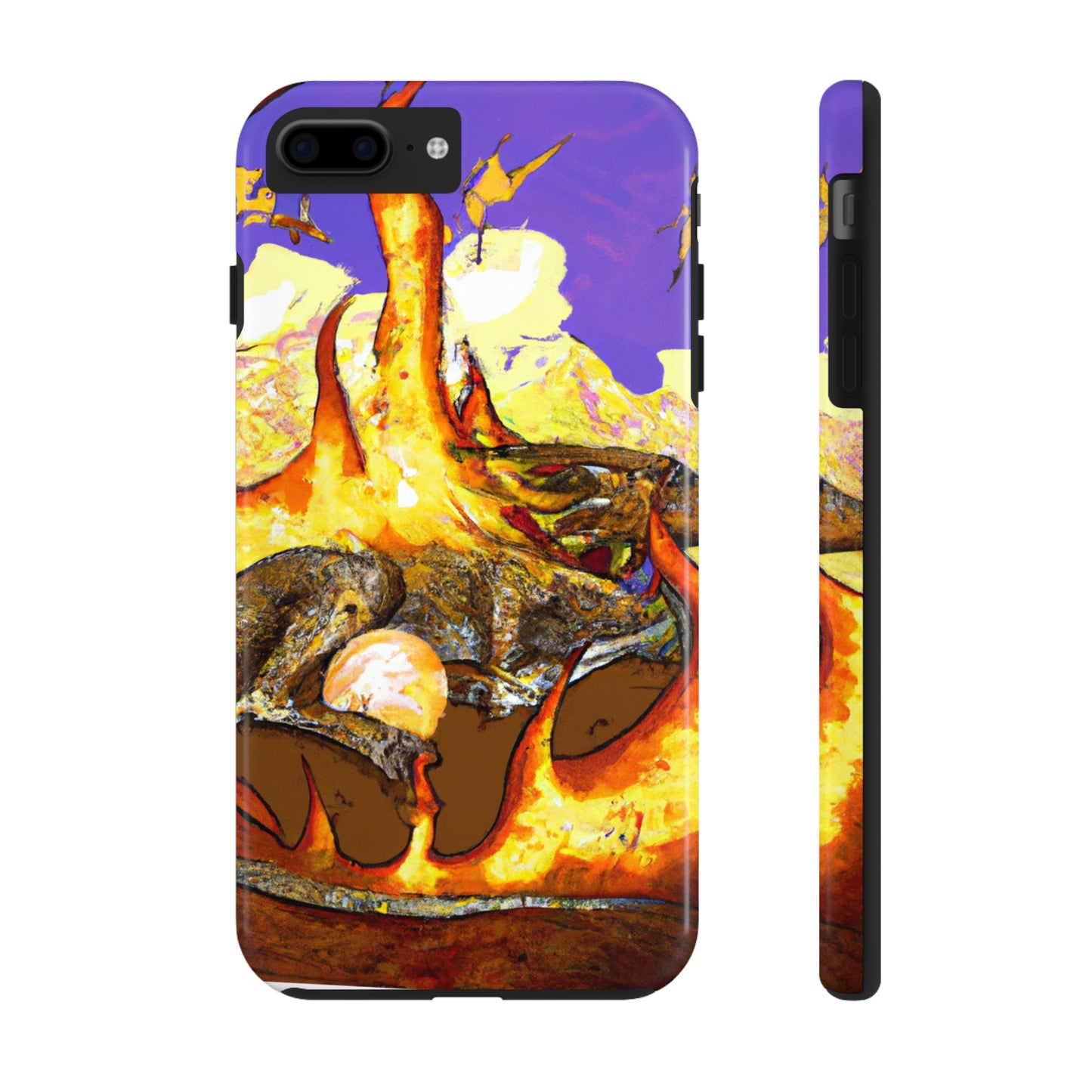 „Ein schlummernder Drache in höllischer Umarmung“ – The Alien Tough Phone Cases