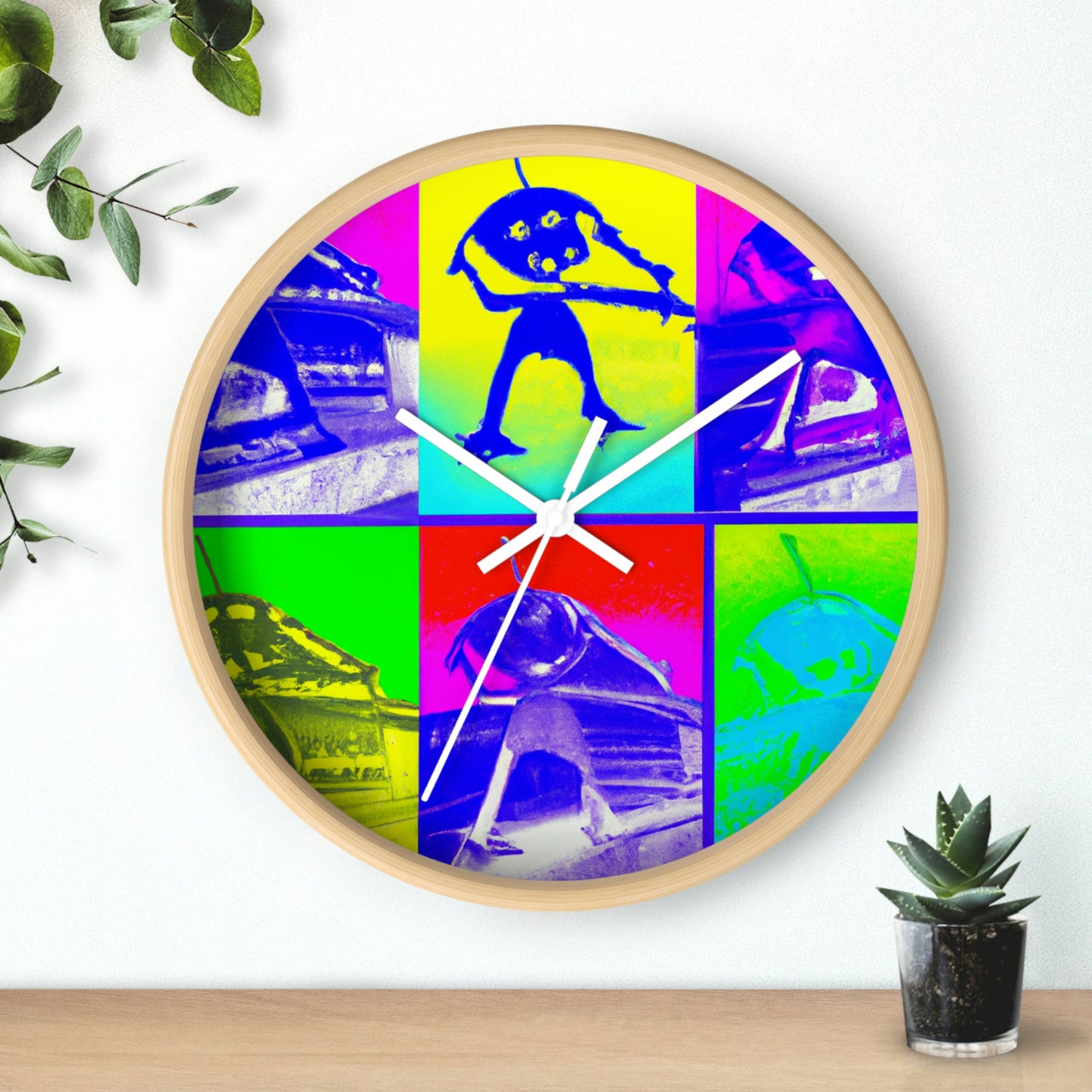 "A Desperate Escape" - The Alien Wall Clock