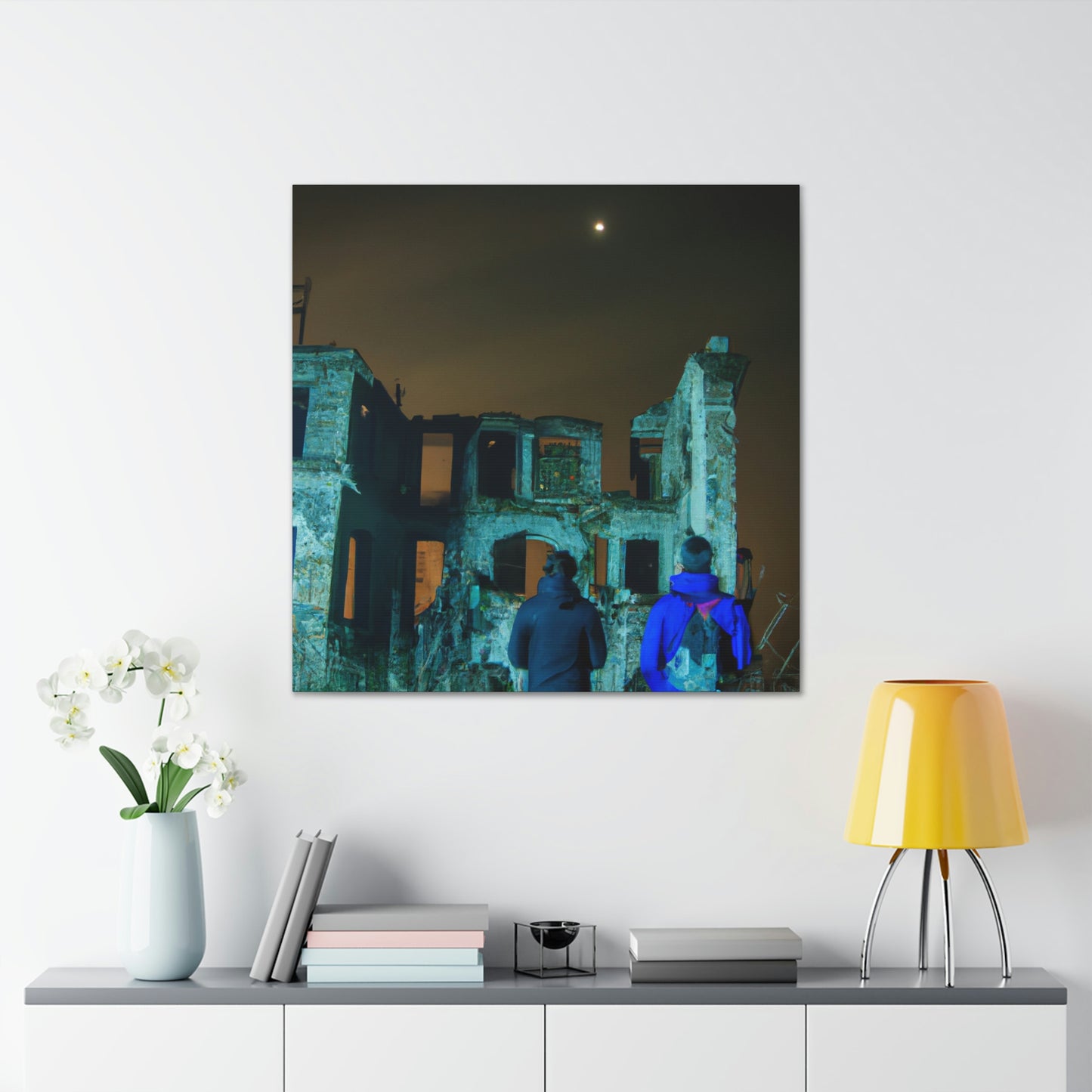 "The Haunted Castle on a Winter's Eve" - The Alien Canva