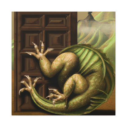 Guardian of the Hidden Door: The Slumbering Dragon - The Alien Canva