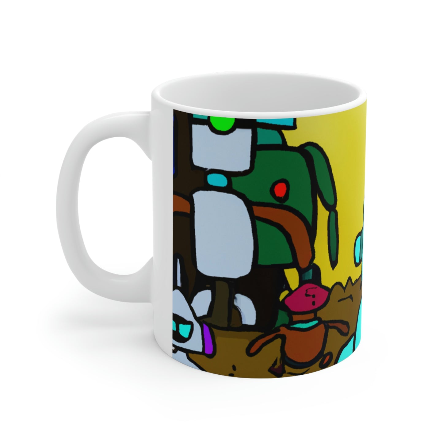 "A Spectrum of Enslaved Machines" - The Alien Ceramic Mug 11 oz