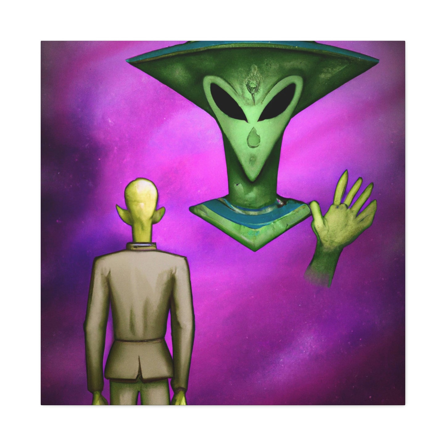 "Outsmarting the Alien Tyrant" - The Alien Canva