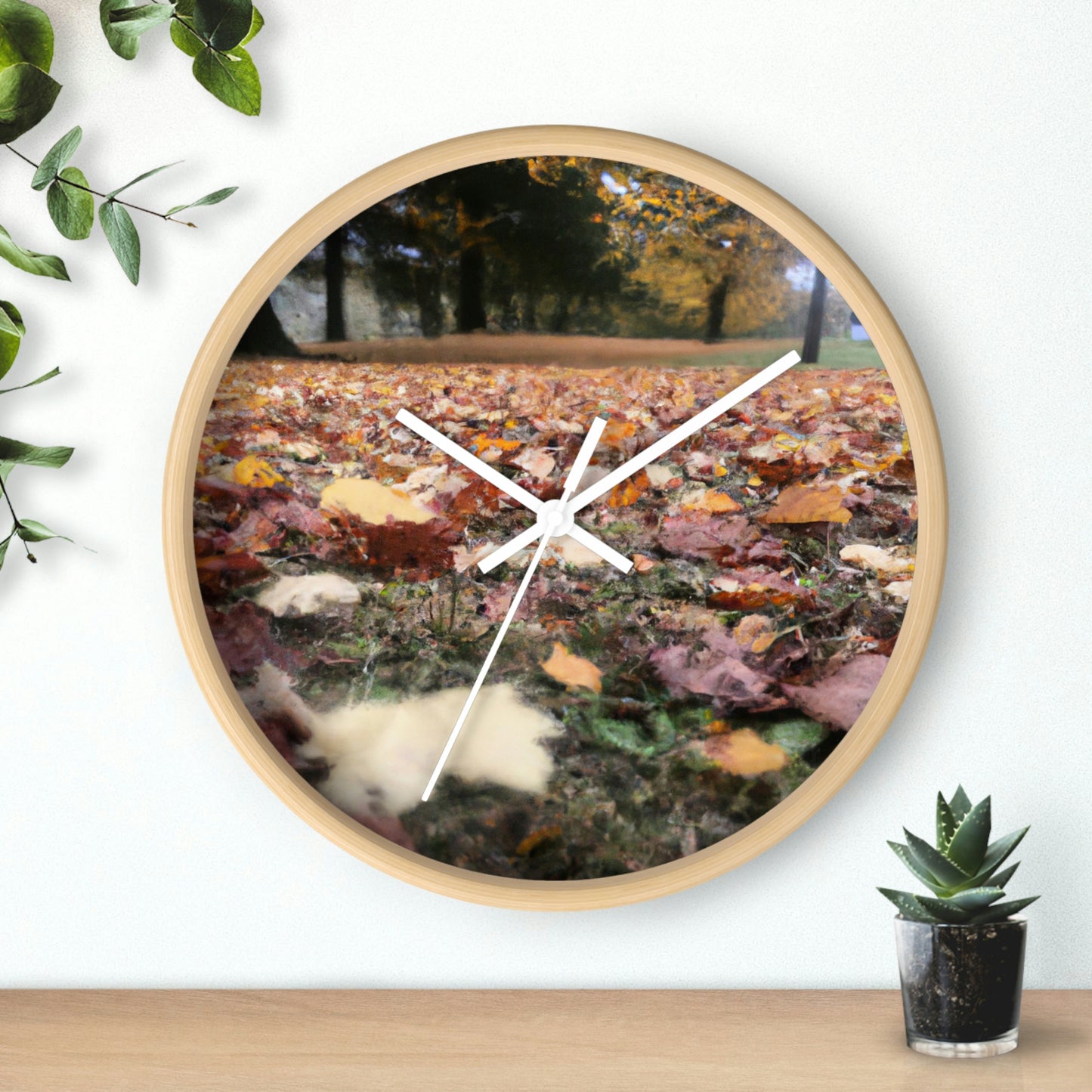 "Autumn's Forgotten Mystery" - The Alien Wall Clock