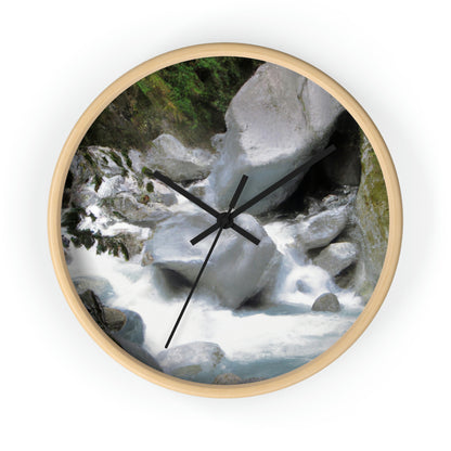 "Canyon Chaos: The Rockslide Race" - The Alien Wall Clock