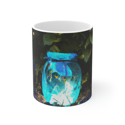 "Luminescence of Forgotten Dreams" - The Alien Ceramic Mug 11 oz