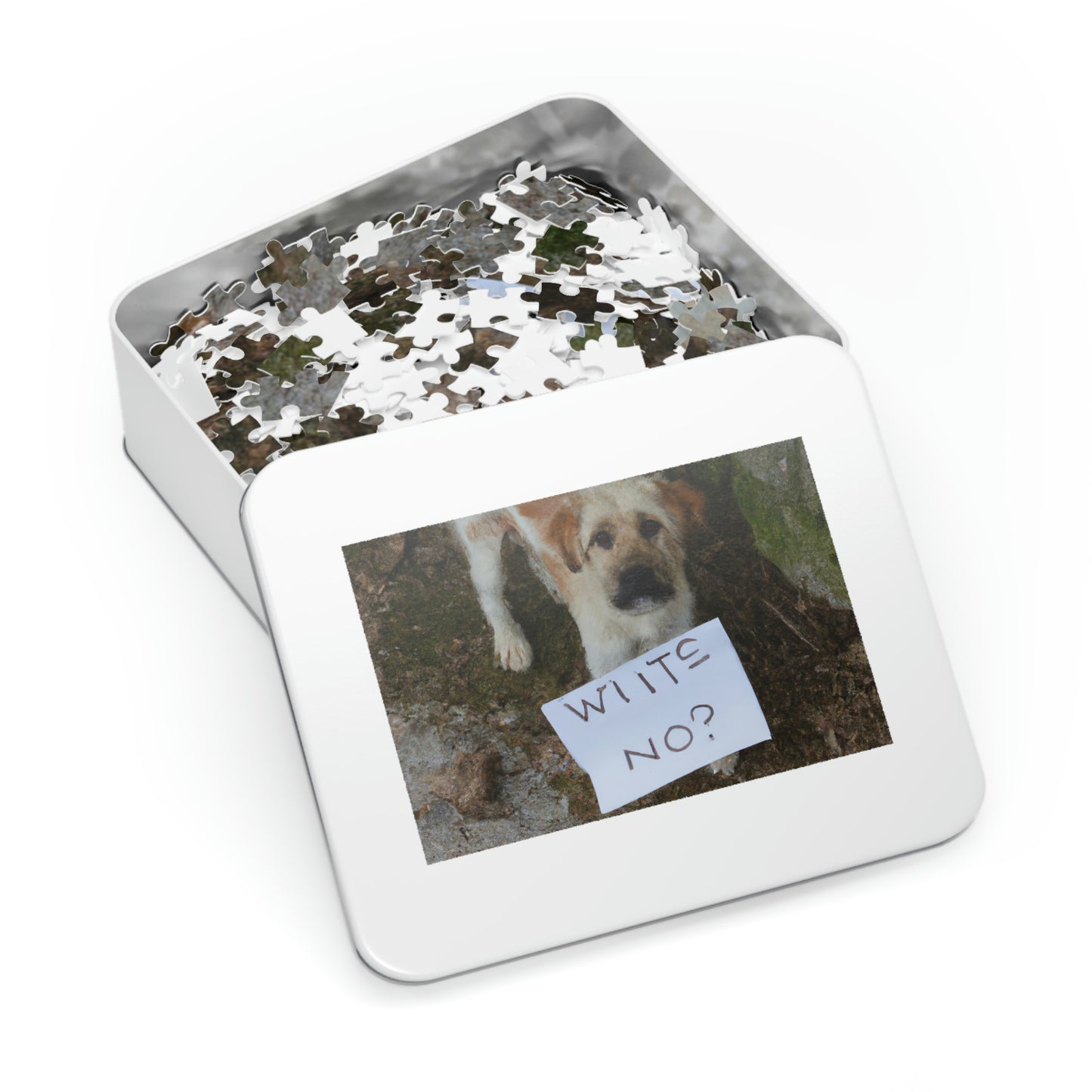 "A Heartbreaking Search: The Lost Dog's Plea for Reunion" - The Alien Jigsaw Puzzle