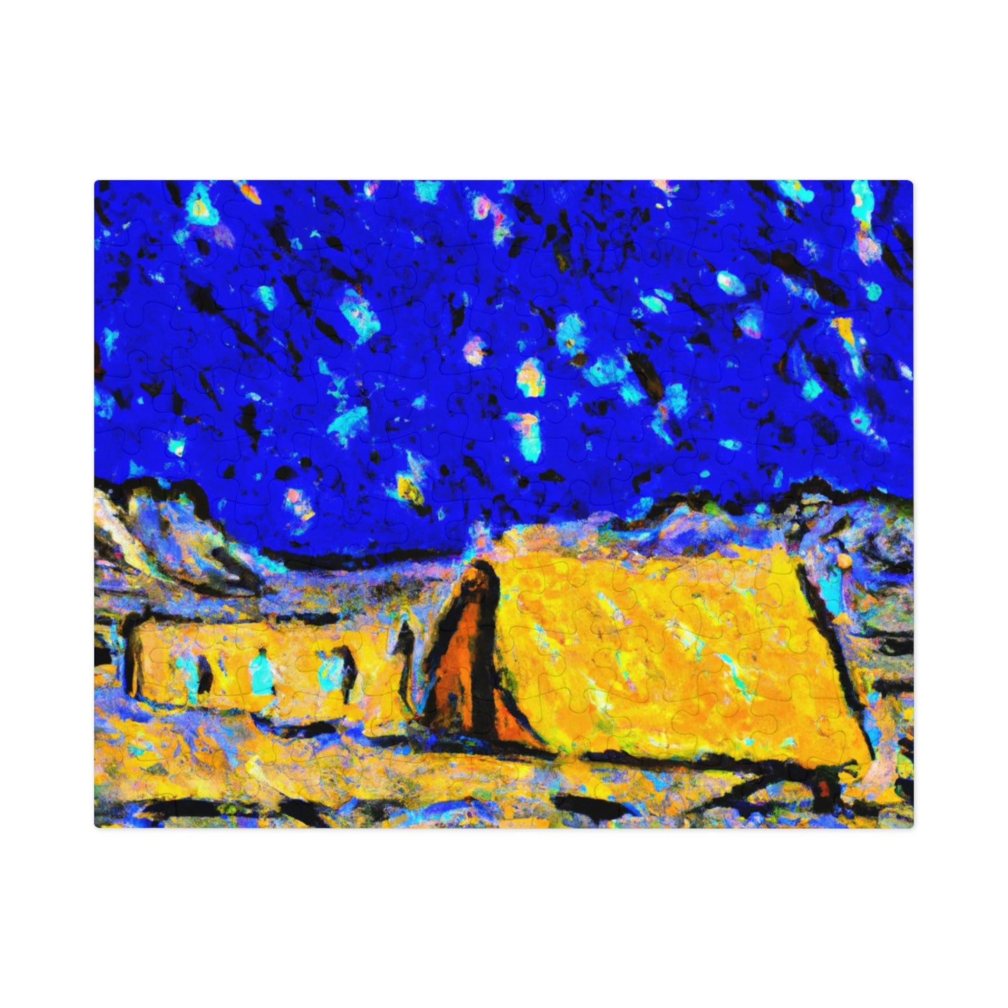 "Enchanted Sands of the Night Sky" - The Alien Jigsaw Puzzle