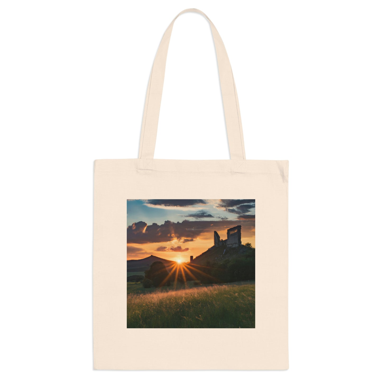 "Enchanted Evening at an Abandoned Castle" - The Alien Tote Bag