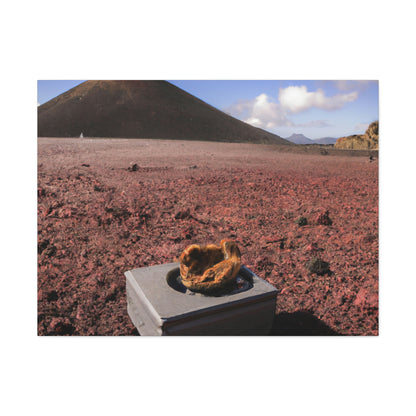 "The Ancient Relic in the Volcano" - The Alien Canva