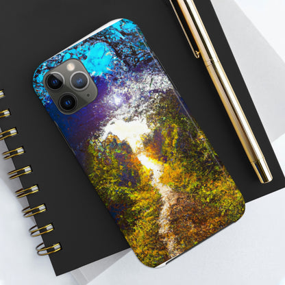 "A Beam of Light on a Forgotten Path" - The Alien Tough Phone Cases