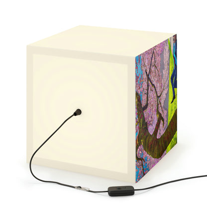 "A Moment of Calm Beneath the Cherry Blossoms" - The Alien Light Cube Lamp