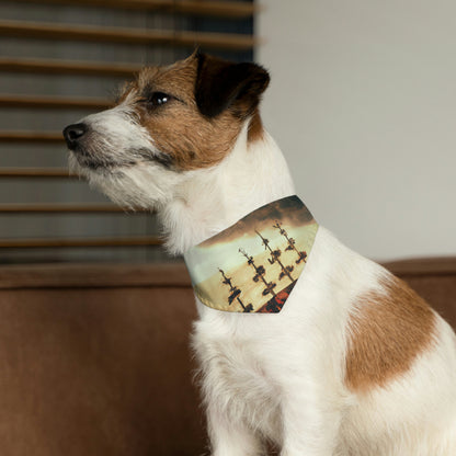 "Lost at Sea: Stranded On A Stormy Desert Island" - The Alien Pet Bandana Collar