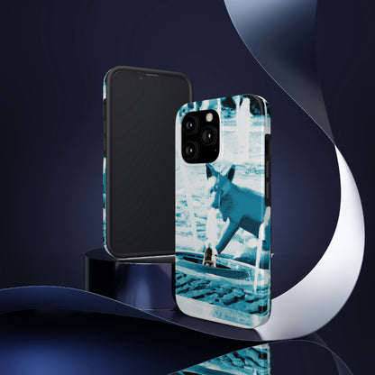 "Foxy Herumtollen im Brunnen" - Die Alien Tough Phone Cases