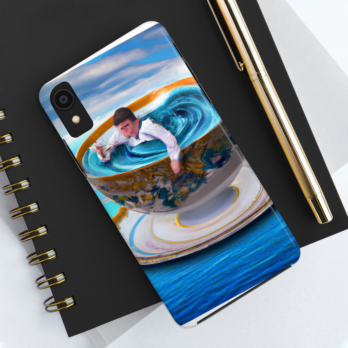 "A la deriva en una Copa China: La historia de la aventura oceánica de un niño perdido" - The Alien Tough Phone Cases