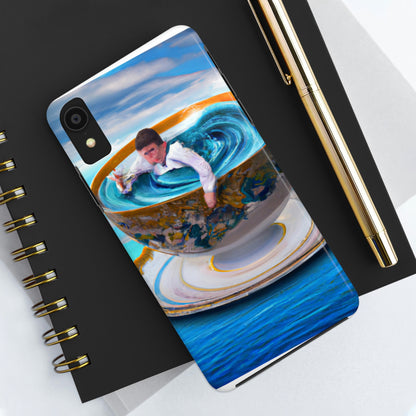 "Adrift in a China Cup: The Story of a Lost Child's Oceanic Adventure" - The Alien Tough Phone Cases