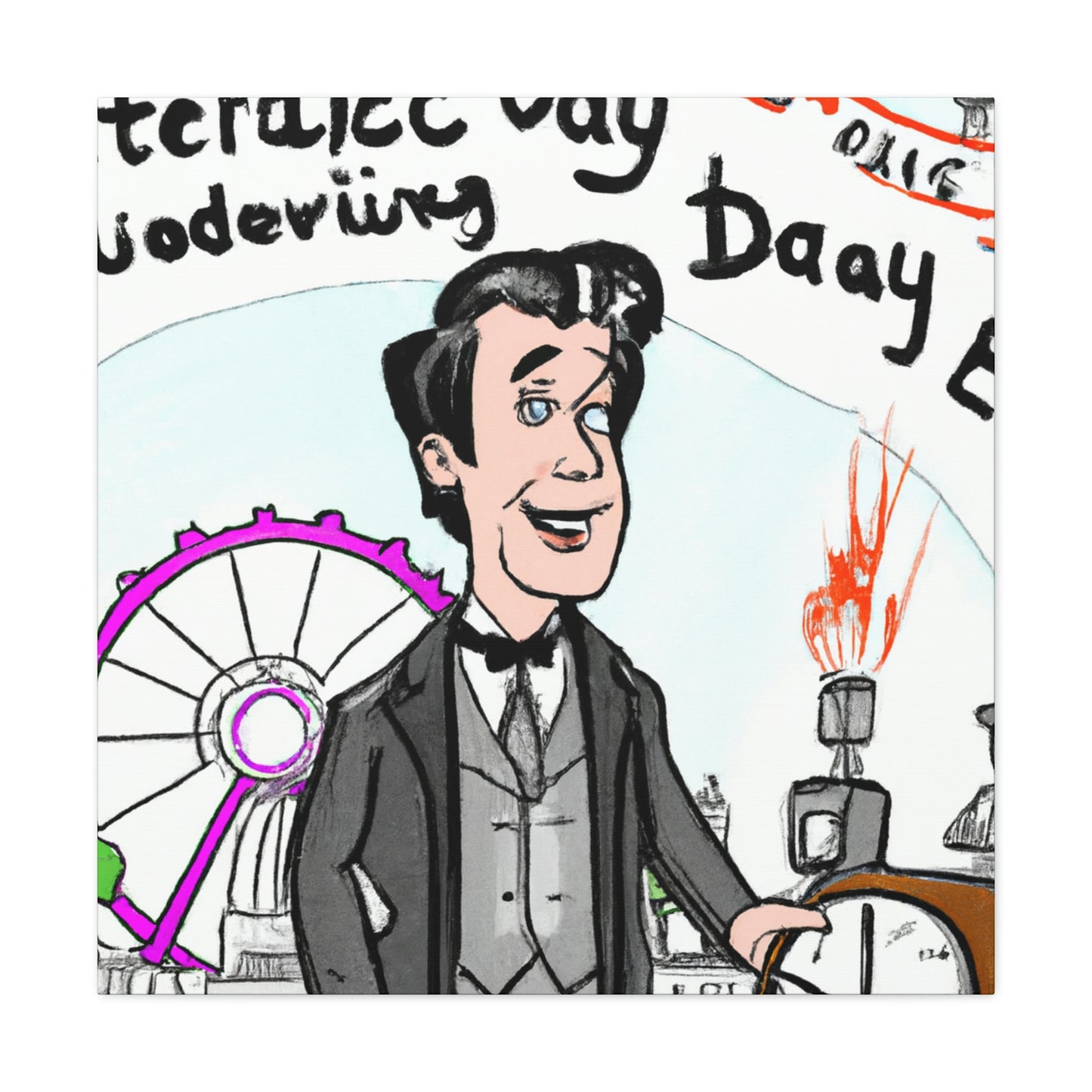 'The Mayor's Timely Holiday!' - The Alien Canva