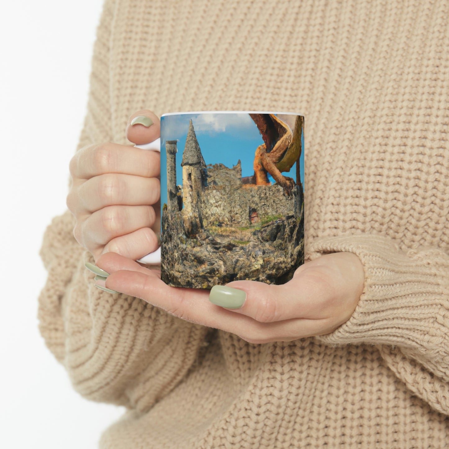 "Dragon Throne of ancients" - The Alien Ceramic Mug 11 oz