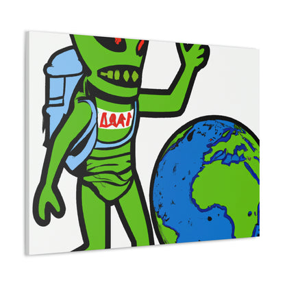 "Armageddon: Alien Exterminators vs. Earth's Doom" - The Alien Canva