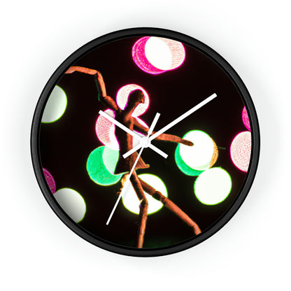 "Dancing in a Starry Shower". - The Alien Wall Clock