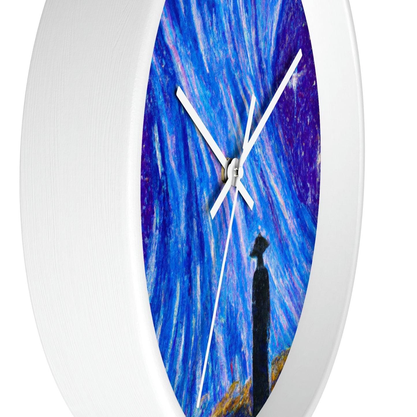 "A Starlit Solace" - The Alien Wall Clock