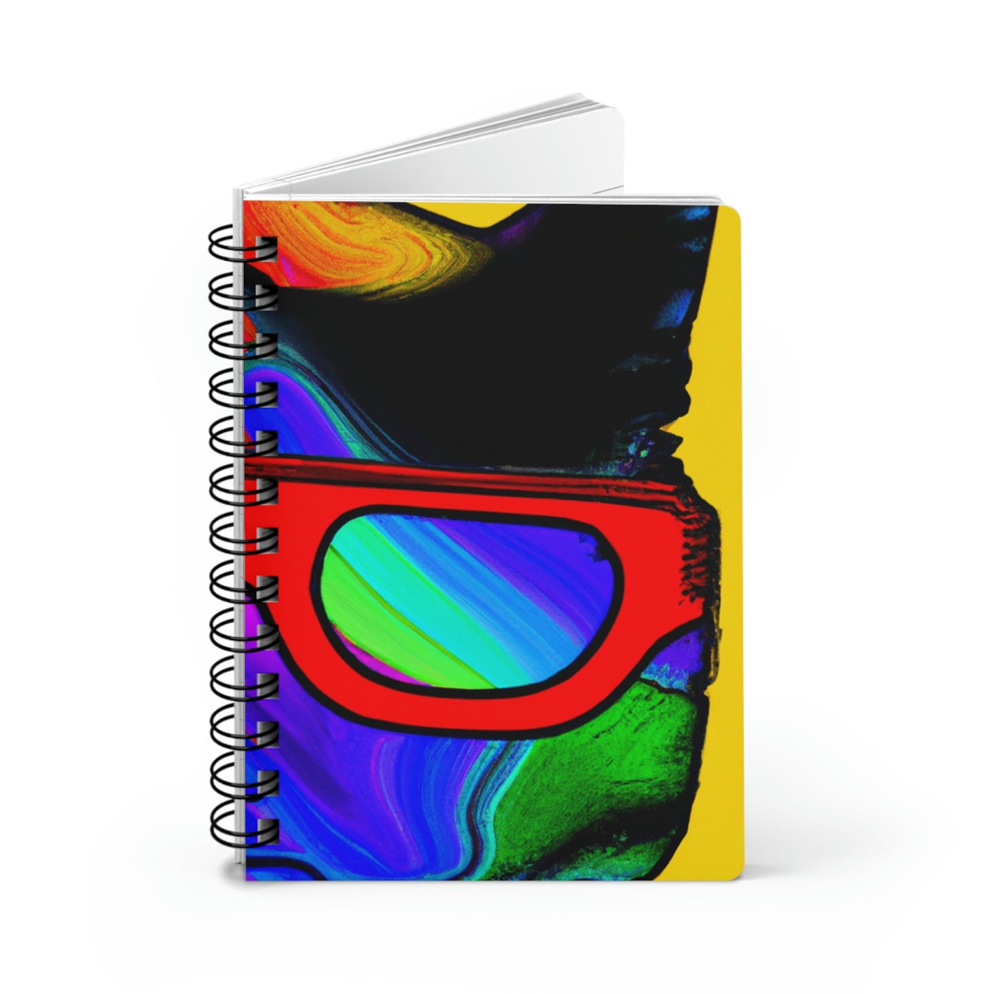 "Cool Cat in Sunglasses" - The Alien Spiral Bound Journal