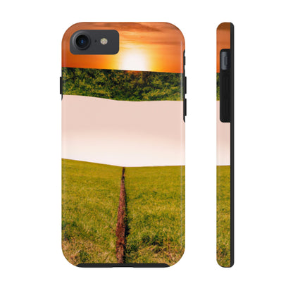 "Golden Horizon at Dusk" - Die Alien Tough Phone Cases