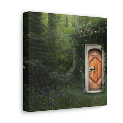 The Magical Door in the Woods - The Alien Canva