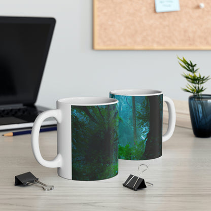 "Lost in the Unknown". - The Alien Ceramic Mug 11 oz