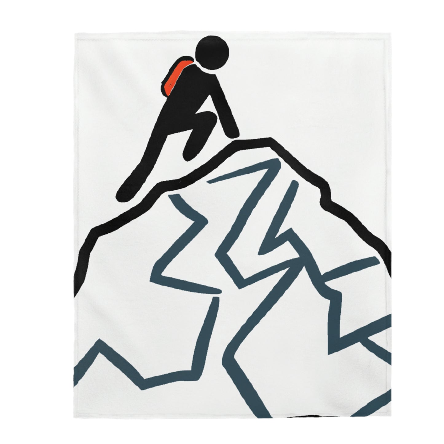 "Ascending the Summit" - The Alien Velveteen Plush Blanket